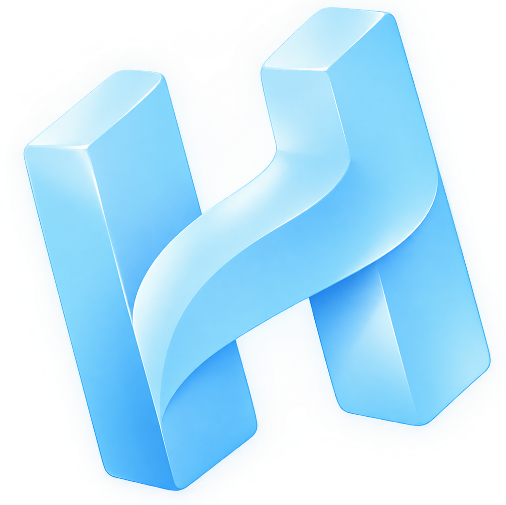 HelloJob Floating 3D Logo